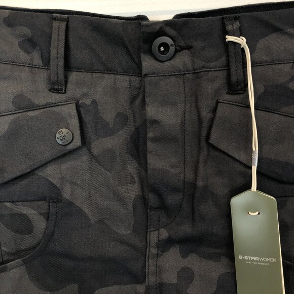 G-STAR RAW Size S Avity Radar Mini Cargo Skirt Camo Pockets - Picture 8 of 9